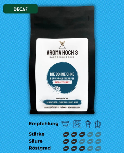 Die Bohne Ohne Peru Projektkaffee - Entkoffeiniert
