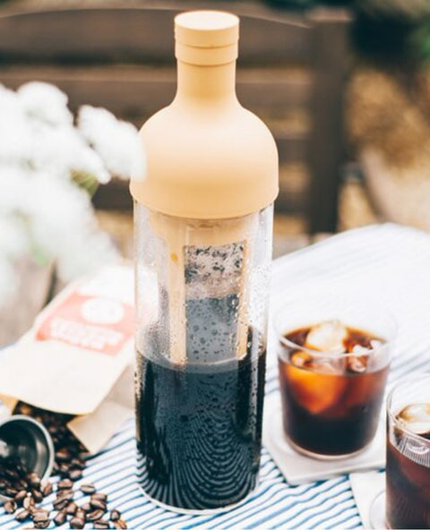 Cold Brew Maker Hario Glas beige