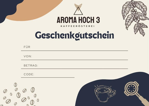 Geschenkgutschein für Speciality Coffee