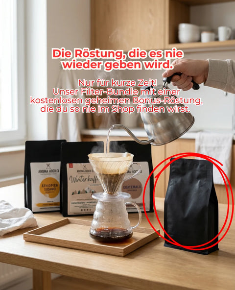 Black Weekend Filterkaffee Bundle – 4+1 Mystery Röstung