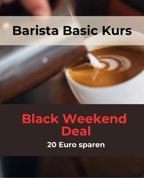 Barista Basic Kurs - BLACK WEEKEND DEAL