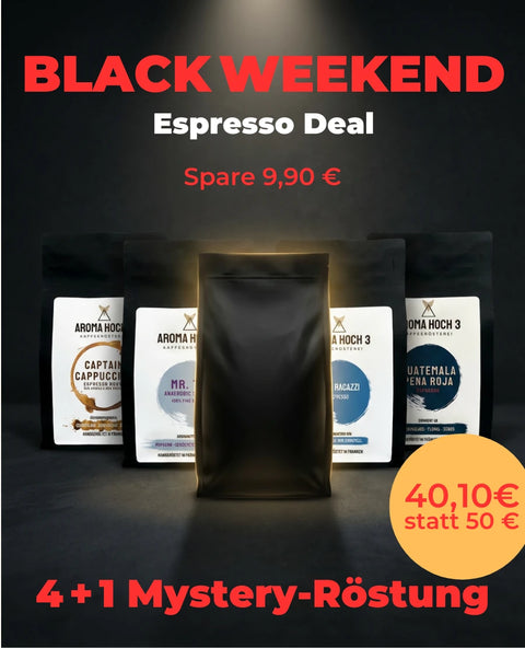 Black Weekend Espresso Bundle – 4+1 Mystery Röstung