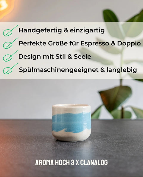 Espressotasse | Aroma Hoch 3 x Clanalog Sonderedition