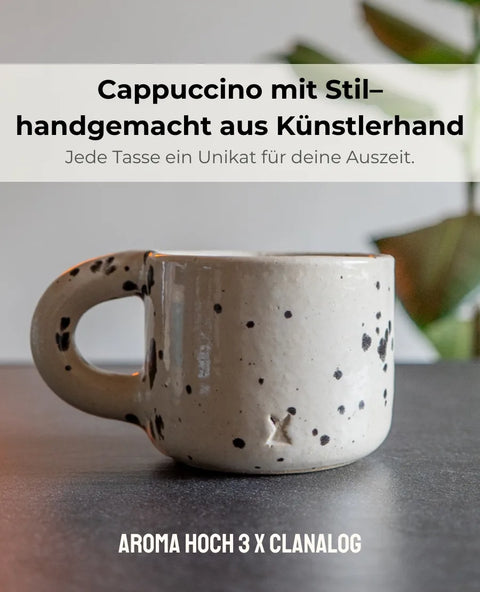 Kaffeetasse mit Henkel | Aroma Hoch 3 x Clanalog Sonderedition