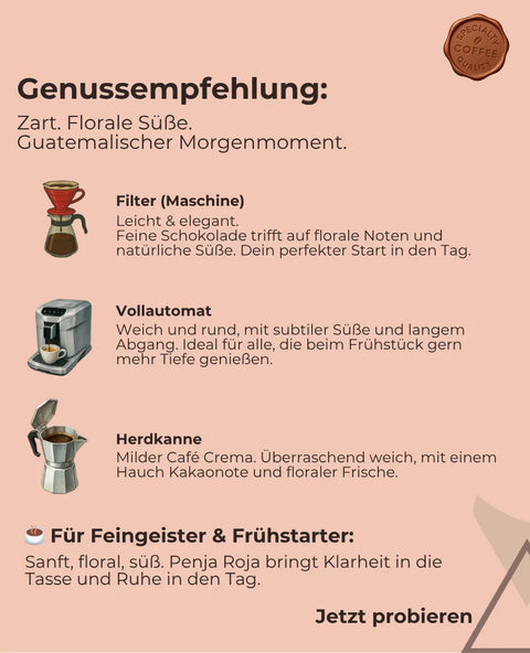 Guatemala Penja Roja - Filterröstung