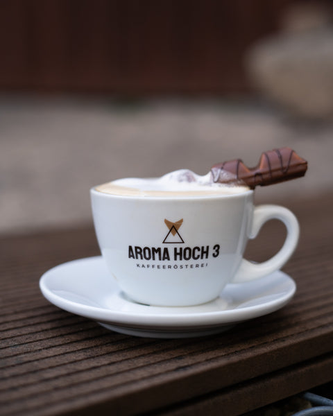 Milchkaffee Tasse inkl. Unterteller - 300 ml