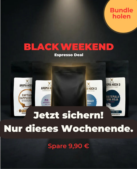 Black Weekend Espresso Bundle – 4+1 Mystery Röstung